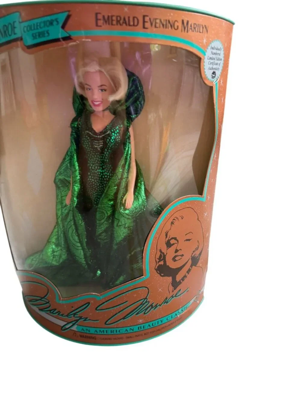MARILYN MONROE Emerald Evening Marilyn Doll NEW NIB